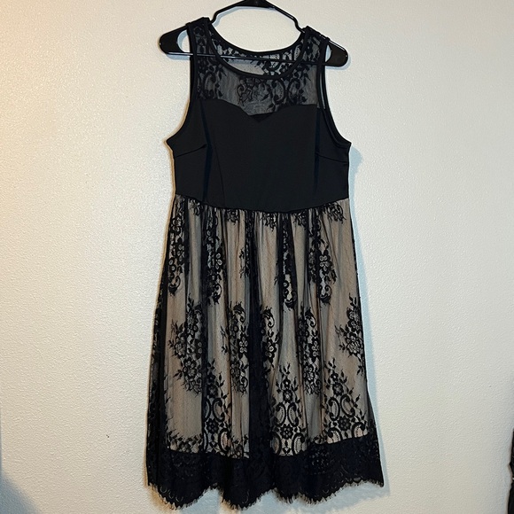 Elegant Black Lace Dress - Picture 2 of 7